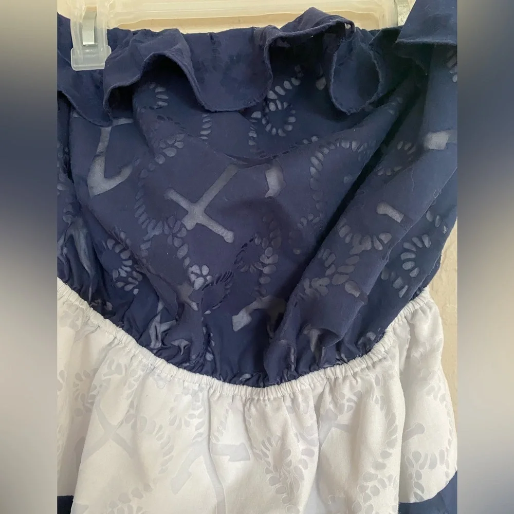 - Lilly Pulitzer Strapless mini nautical dress size M - Picture 3 of 7